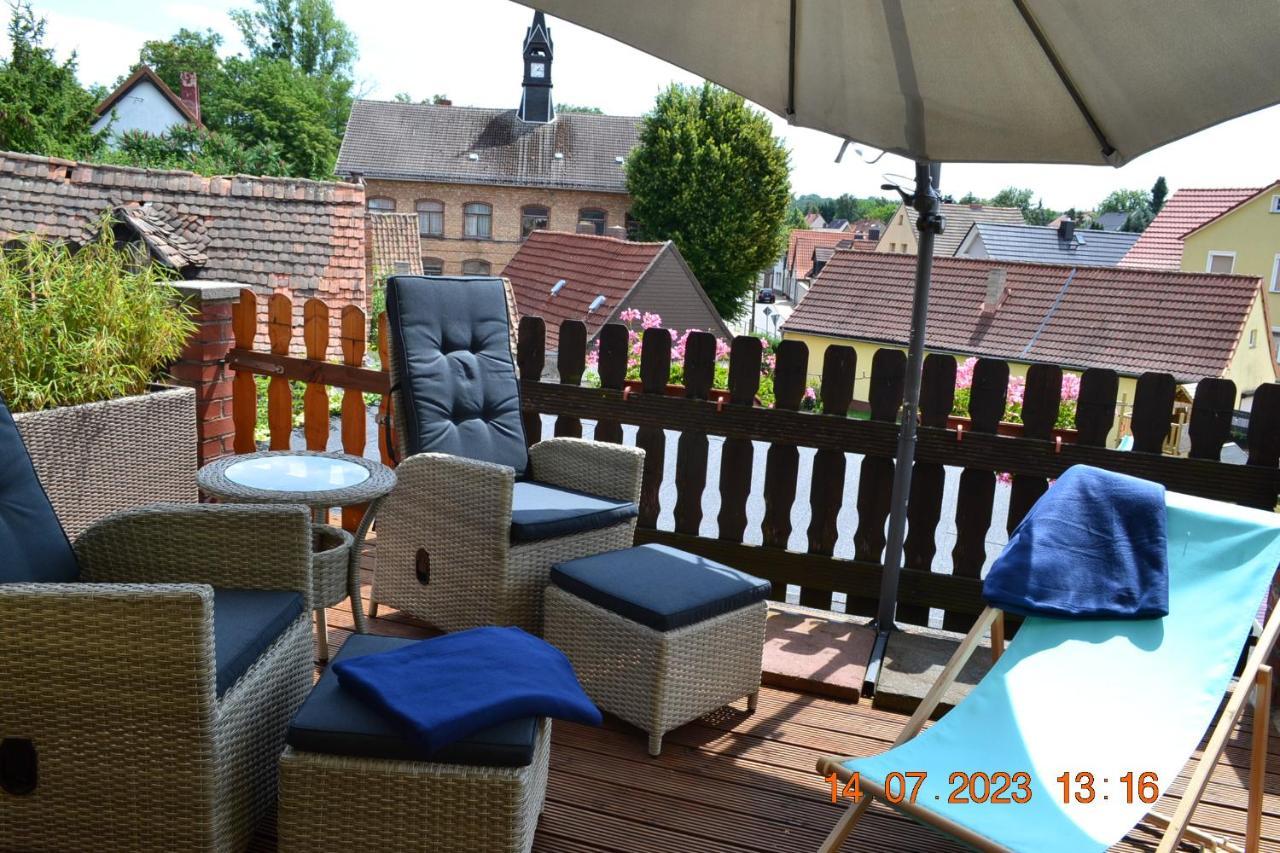 Ferienwohnung Mit Ausblick In Wimmelburg Ngoại thất bức ảnh