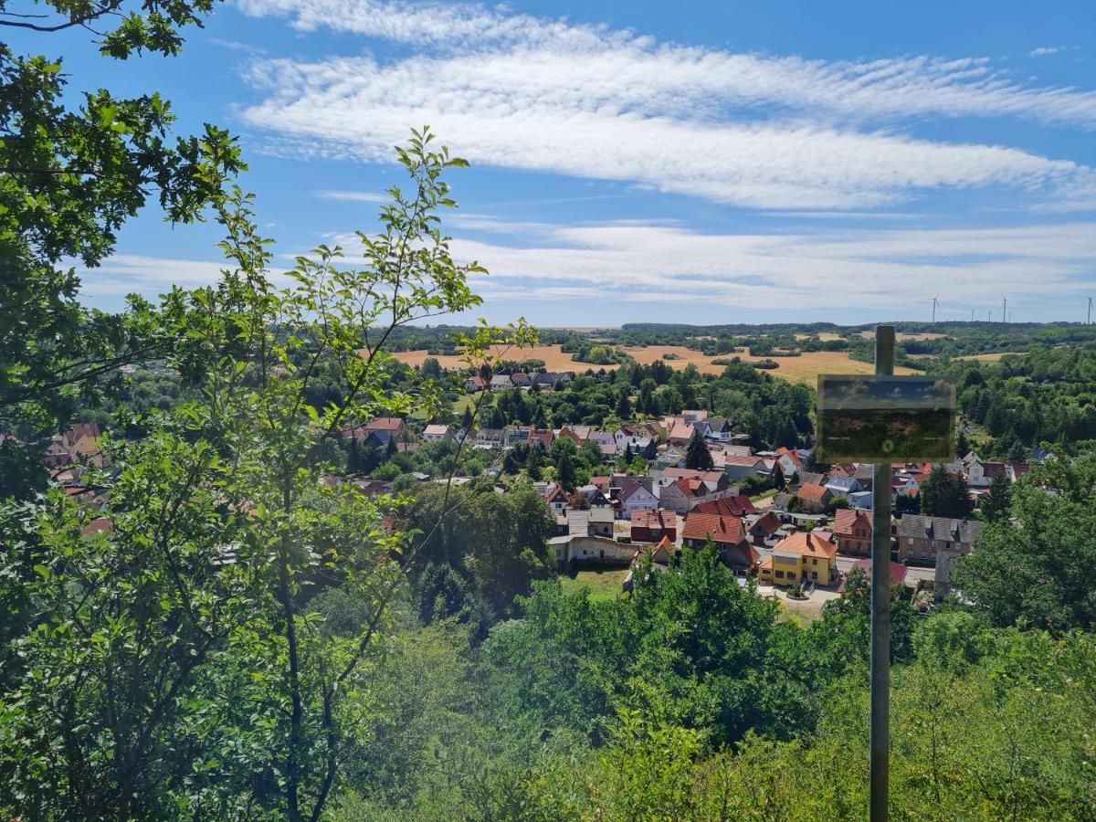 Ferienwohnung Mit Ausblick In Wimmelburg Ngoại thất bức ảnh