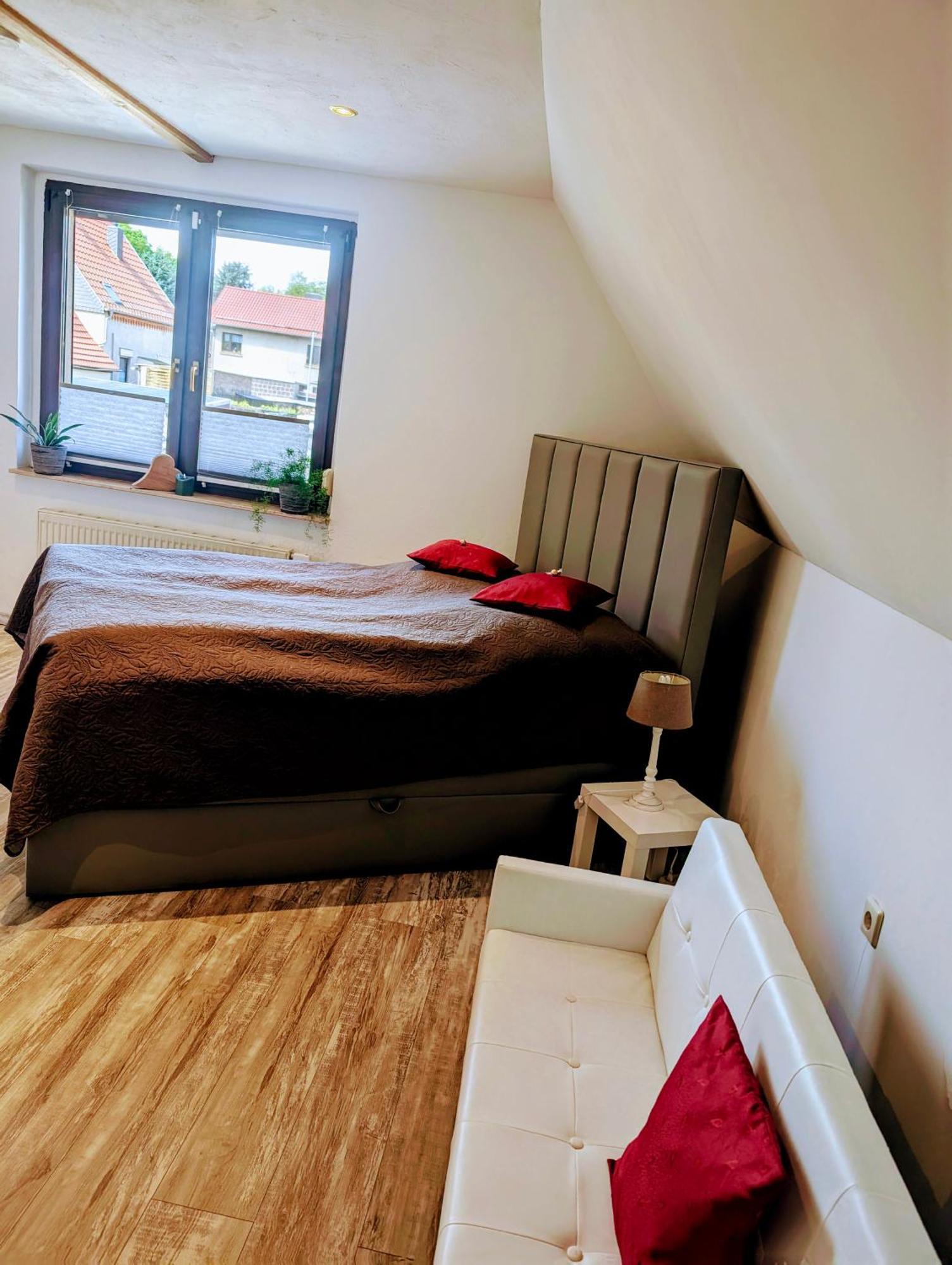 Ferienwohnung Mit Ausblick In Wimmelburg Ngoại thất bức ảnh